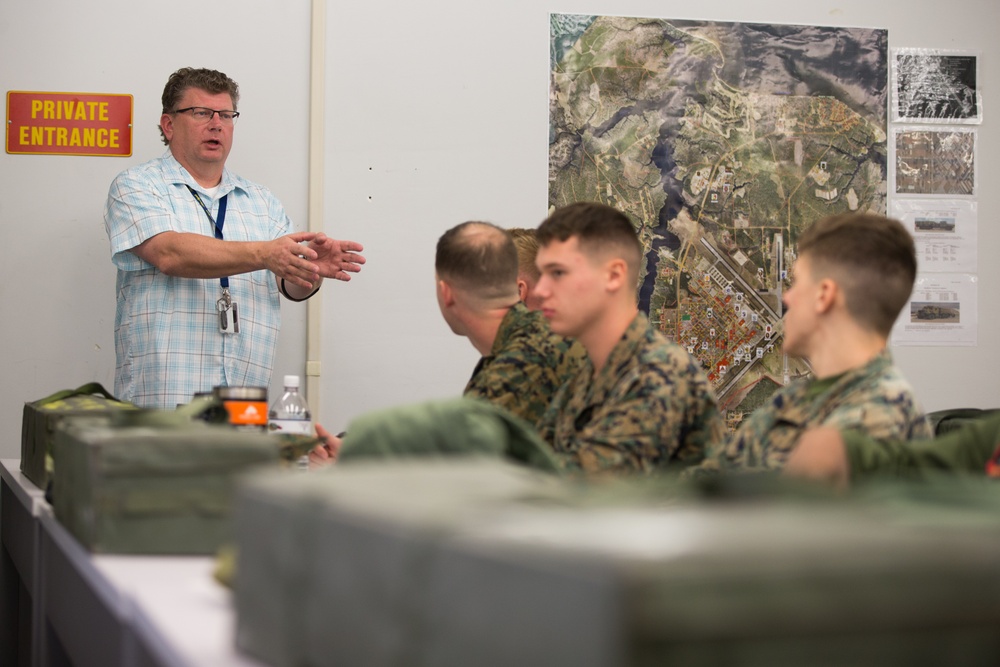 CBRN Marine Undergo Aircraft Equipment Training