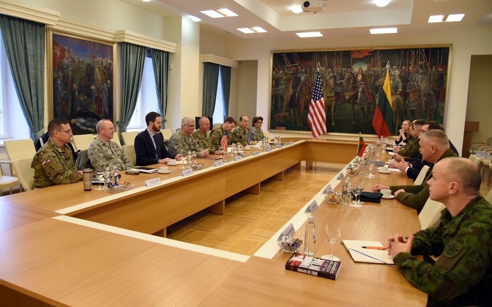 Pa. National Guard senior leaders confer with U.S. Department of State, U.S. Army Europe, Lithuanian officials