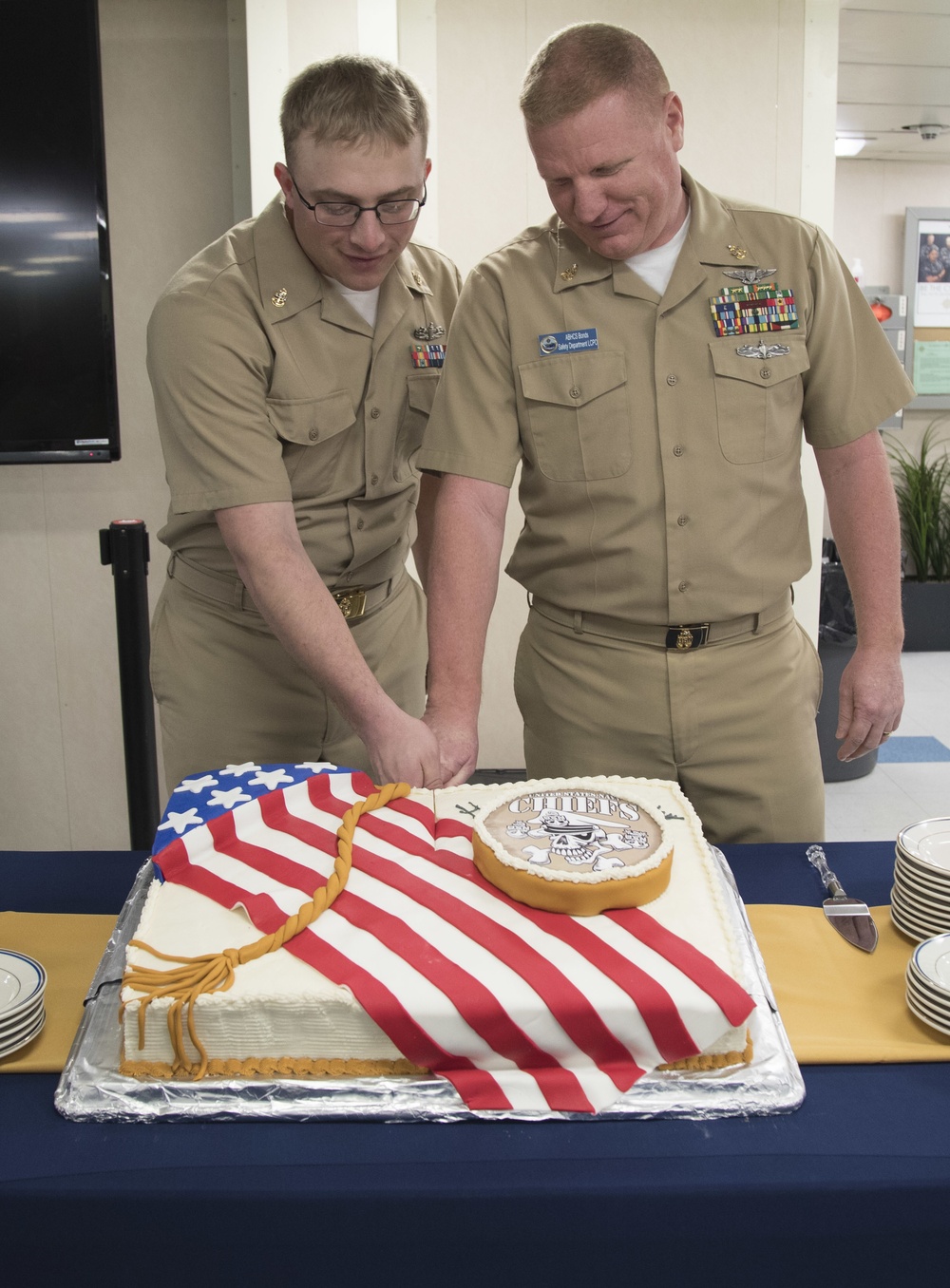 125th Chiefs Birthday Cake Cutting