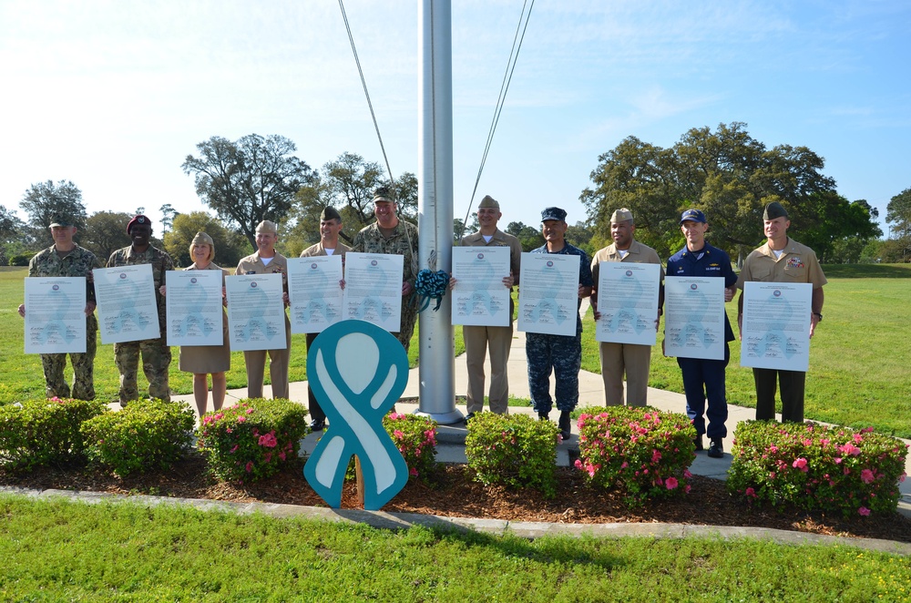 SAAPM Proclaimation signing event at NAS Pensacola