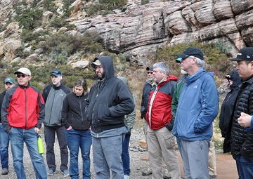 Geologists learn studying past holds keys to future during visit to Red Rock Canyon