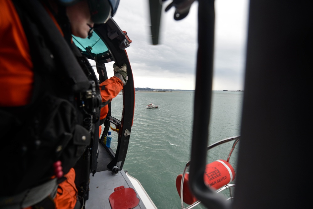 Coast Guard conducts helo ops