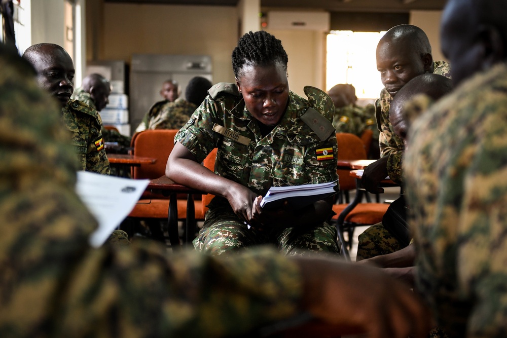 U.S. Soldiers teach UPDF Civil Affairs Course