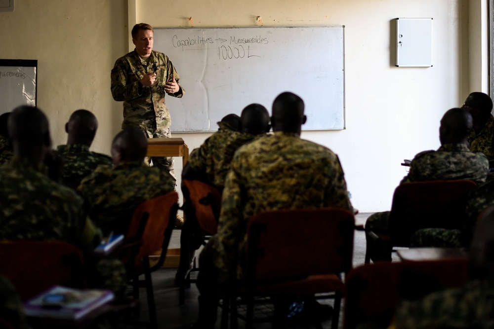 U.S. Soldiers teach UPDF Civil Affairs Course