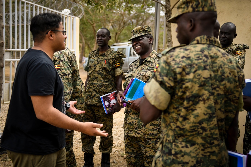 U.S. Soldiers teach UPDF Civil Affairs Course