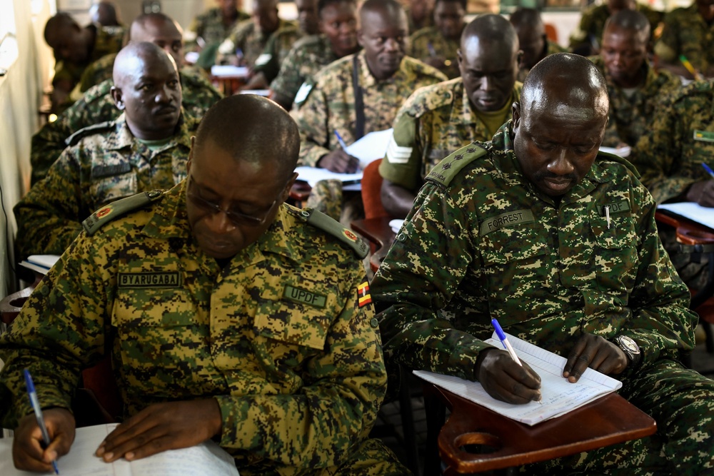 U.S. Soldiers teach UPDF Civil Affairs Course