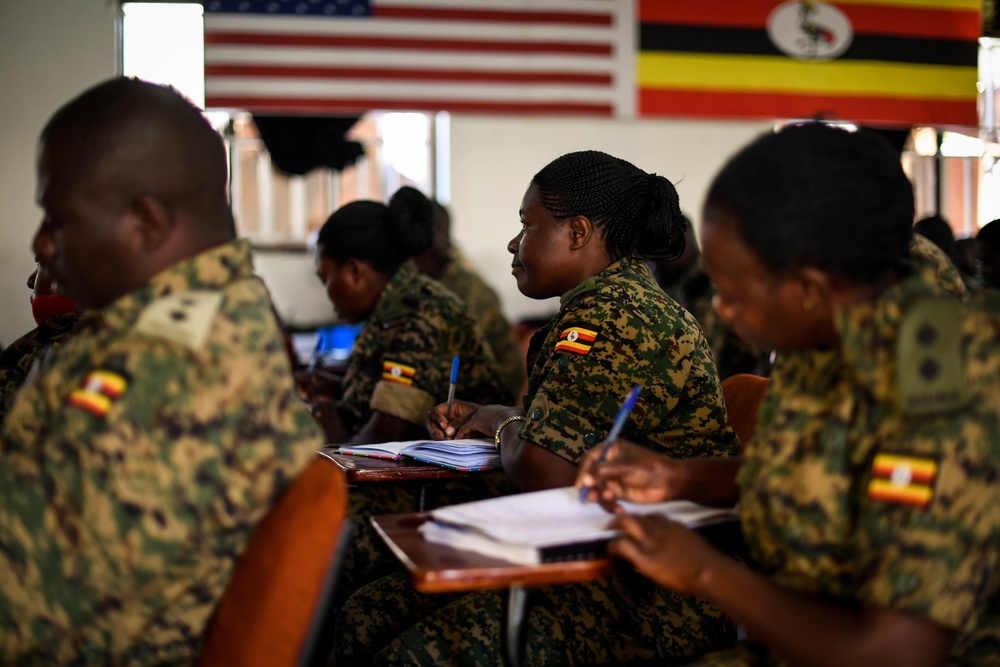 U.S. Soldiers teach UPDF Civil Affairs Course