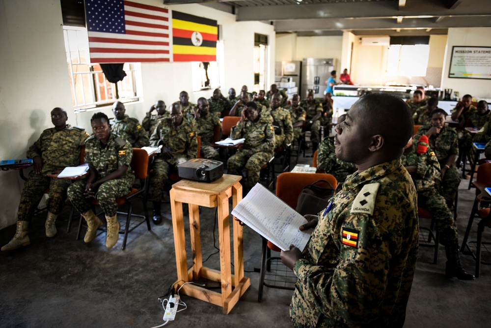 U.S. Soldiers teach UPDF Civil Affairs Course