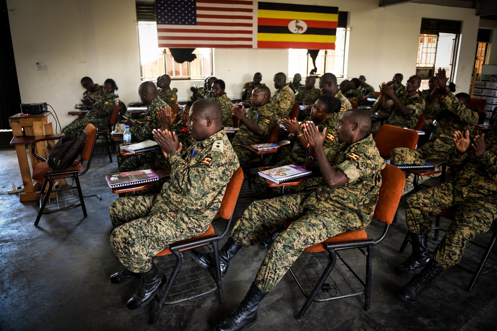 U.S. Soldiers teach UPDF Civil Affairs Course