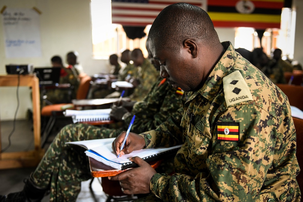 U.S. Soldiers teach UPDF Civil Affairs Course