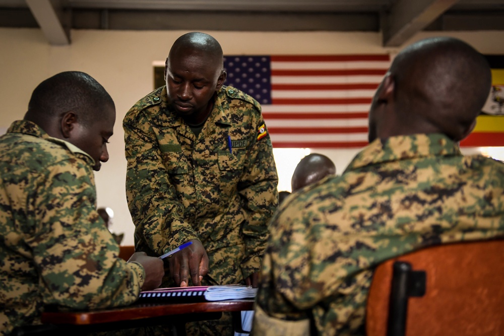 U.S. Soldiers teach UPDF Civil Affairs Course