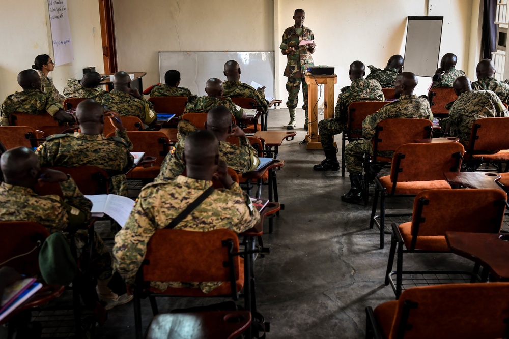 U.S. Soldiers teach UPDF Civil Affairs Course