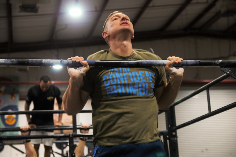 Master sergeant ranks up in CrossFit competition