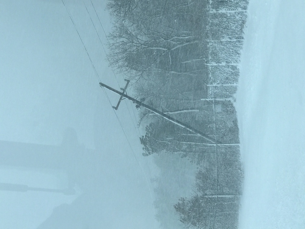 Winter Storm Skylar at Otis Air National Guard Base