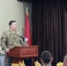 BG JP McGee ARCYBER DCG, talks to TFE Soldiers