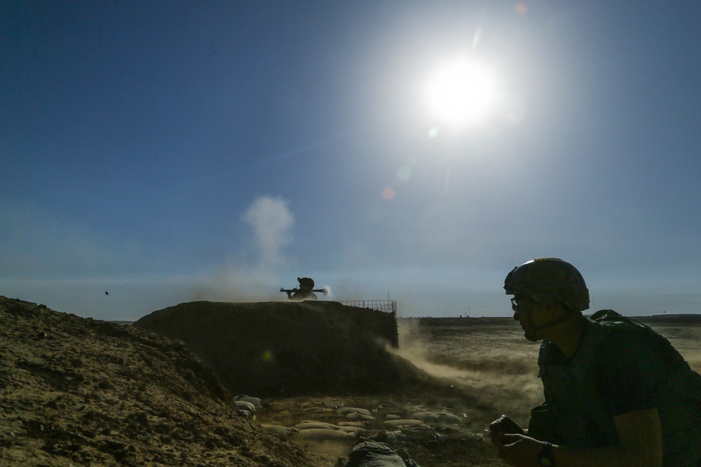 Heavy Weapons course Besmaya Range Complex