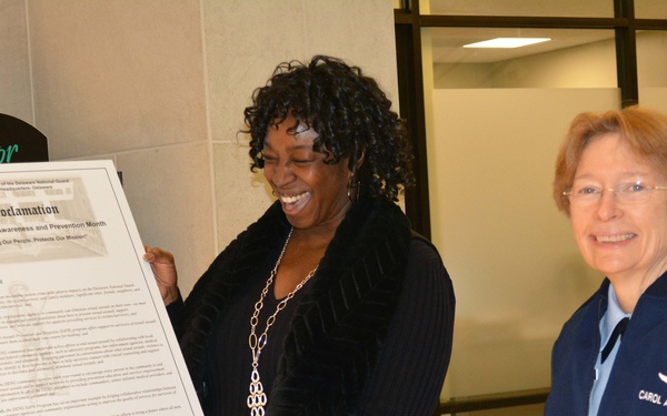General Timmons signs proclamation in support of sexual assault prevention efforts