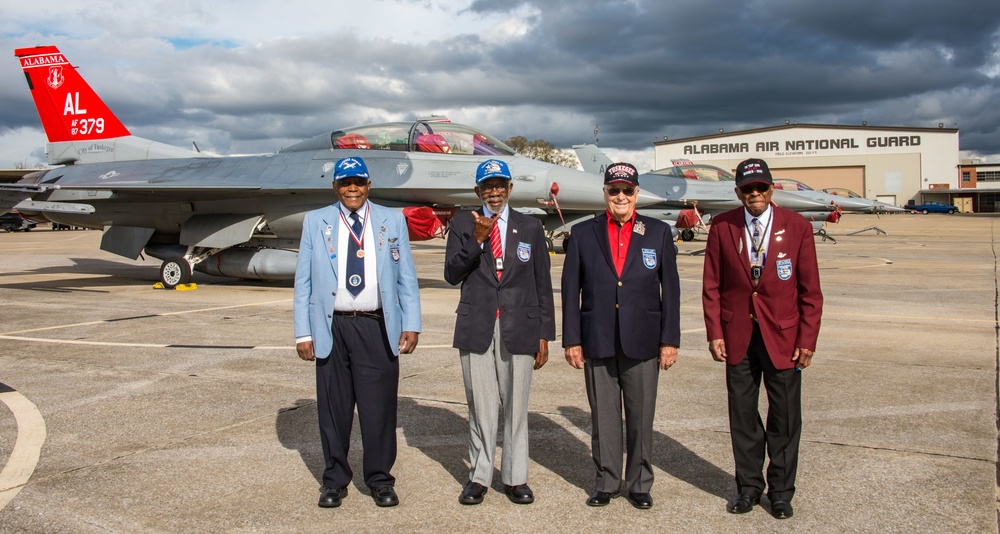 Tuskegee Airmen Visit 187th Fighter Wing to See Red Tails