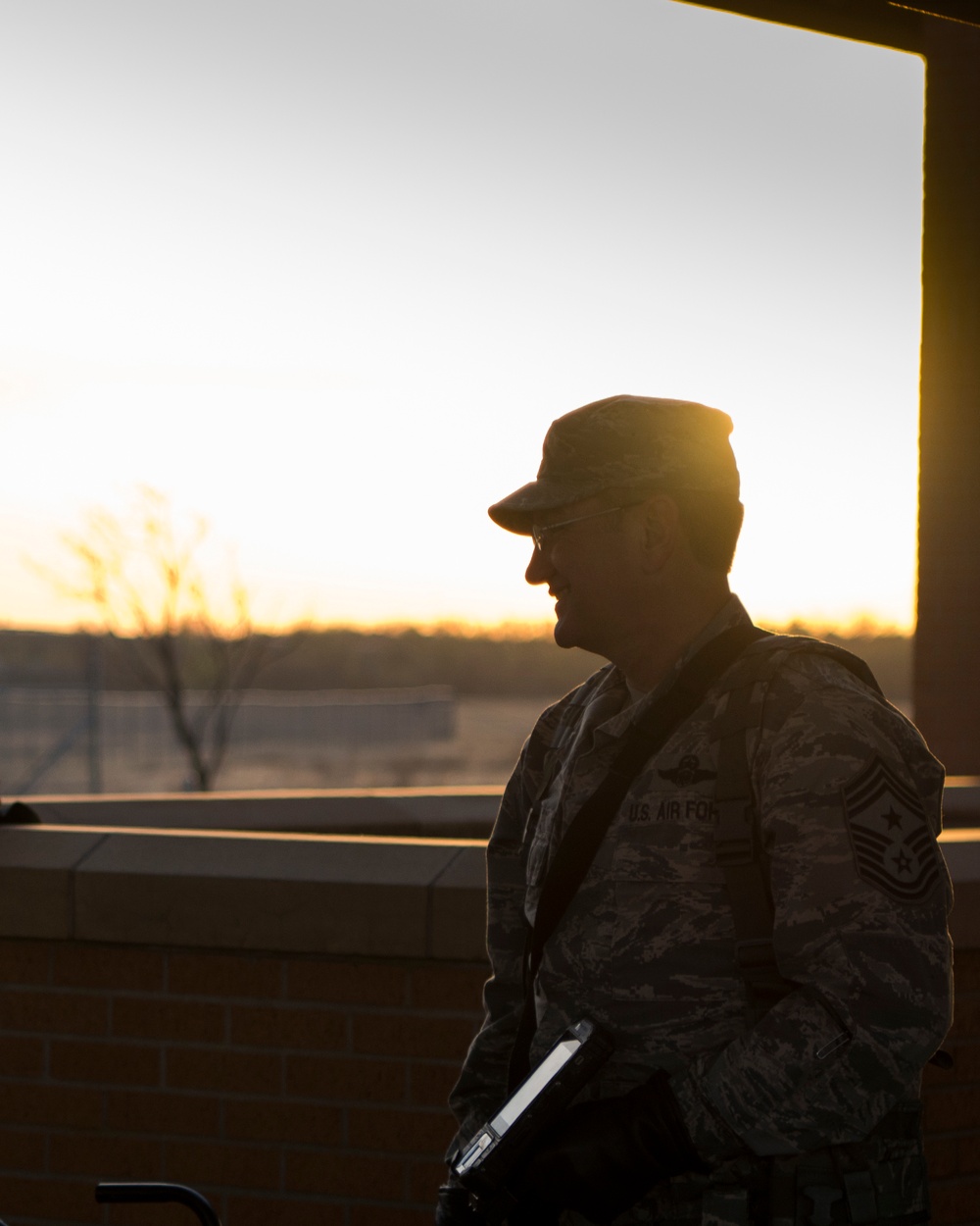 Sunrise at the gate