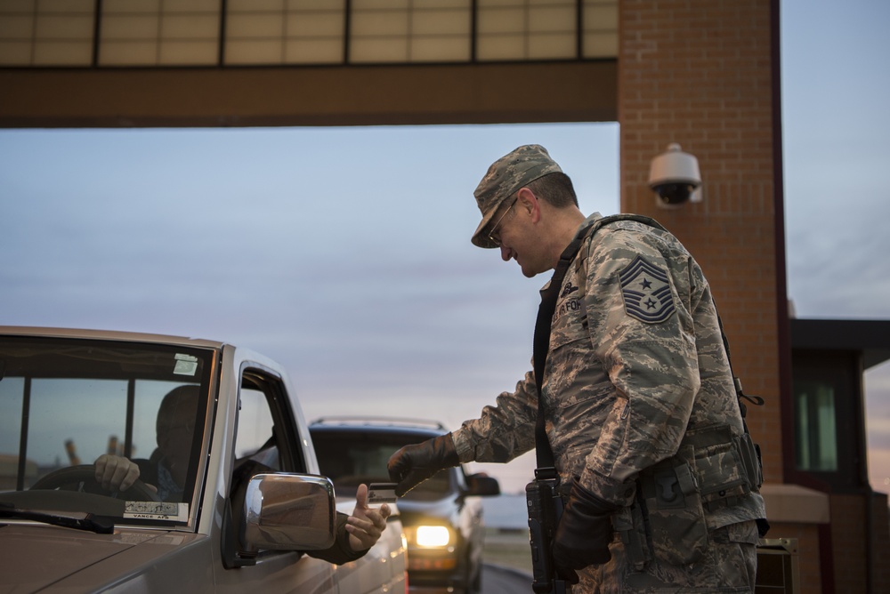 Command Chief at the Gate