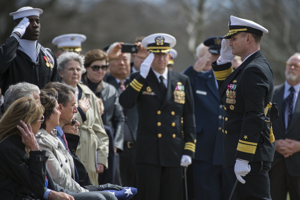 Thomas J. Hudner Jr. Funeral