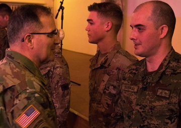 SACEUR Commander visits Battle Group Poland