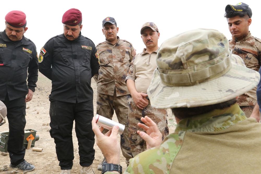 Iraqi CTS EOD Training with CF