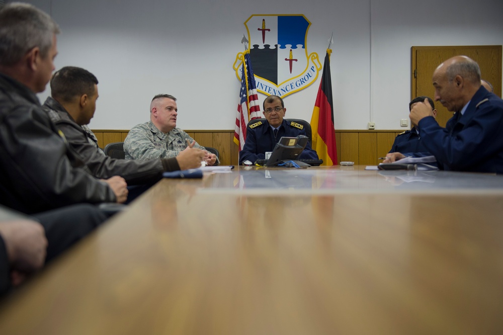 Moroccan Deputy Inspector makes first visit to Spangdahlem