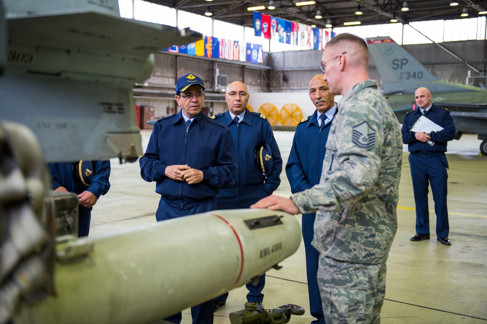 Moroccan Deputy Inspector makes first visit to Spangdahlem