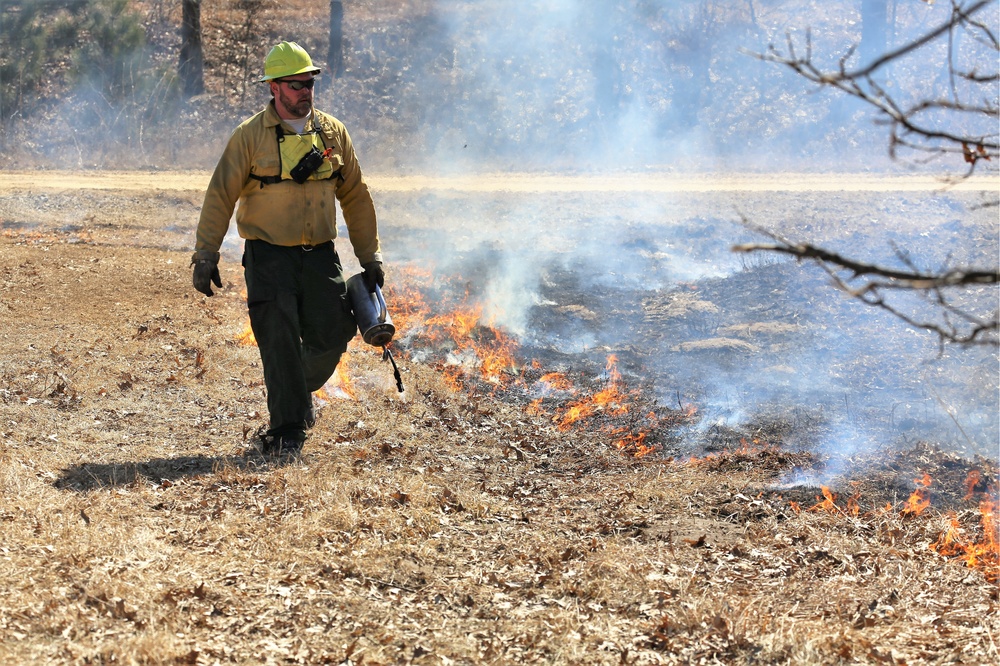 Prescribed burn season under way at Fort McCoy for 2018