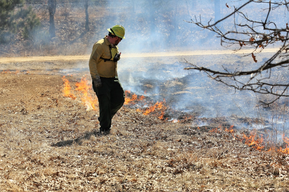 Prescribed burn season under way at Fort McCoy for 2018