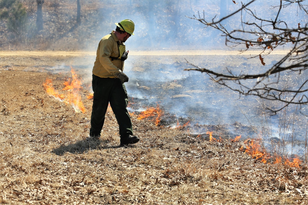 Prescribed burn season under way at Fort McCoy for 2018