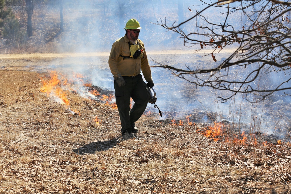 Prescribed burn season under way at Fort McCoy for 2018