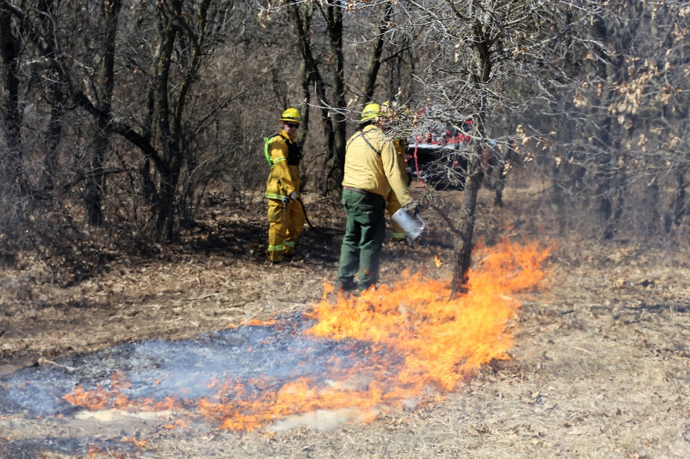 Prescribed burn season under way at Fort McCoy for 2018