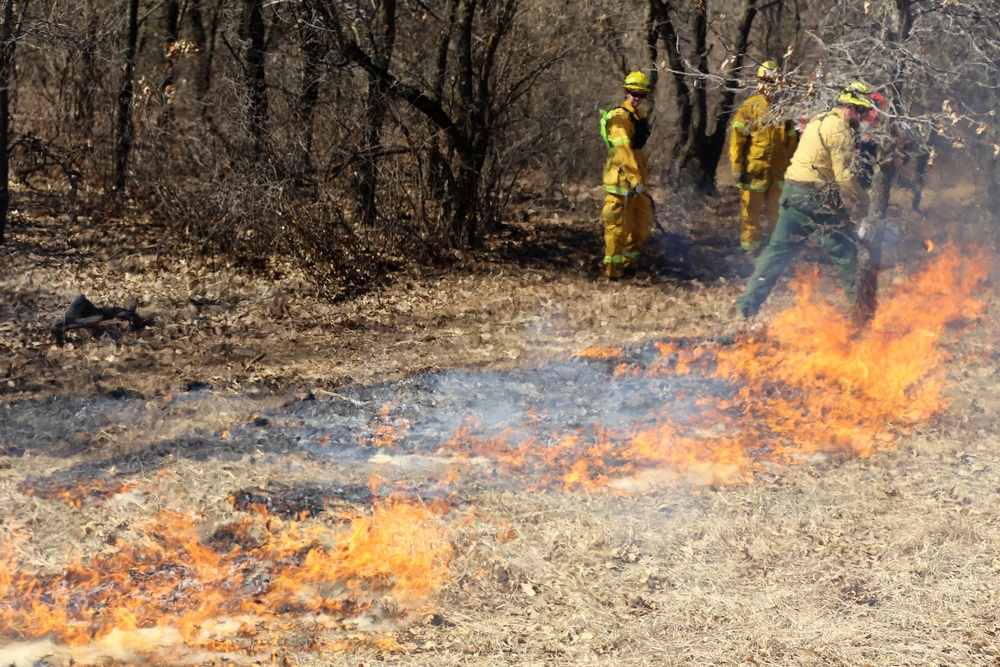 Prescribed burn season under way at Fort McCoy for 2018
