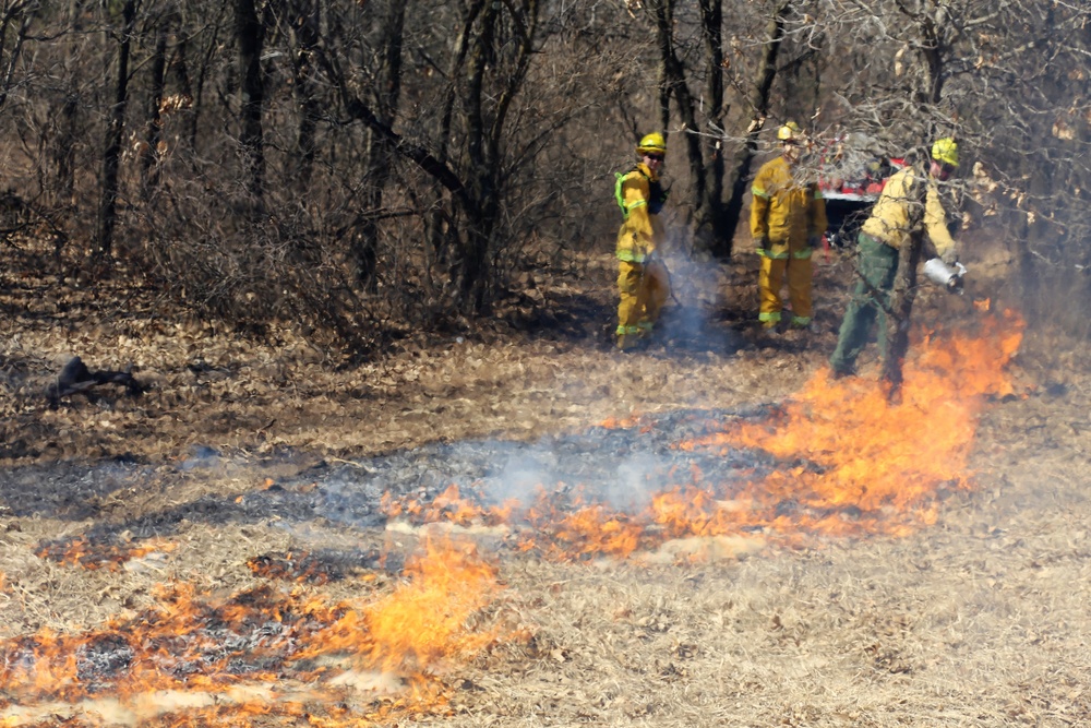 Prescribed burn season under way at Fort McCoy for 2018