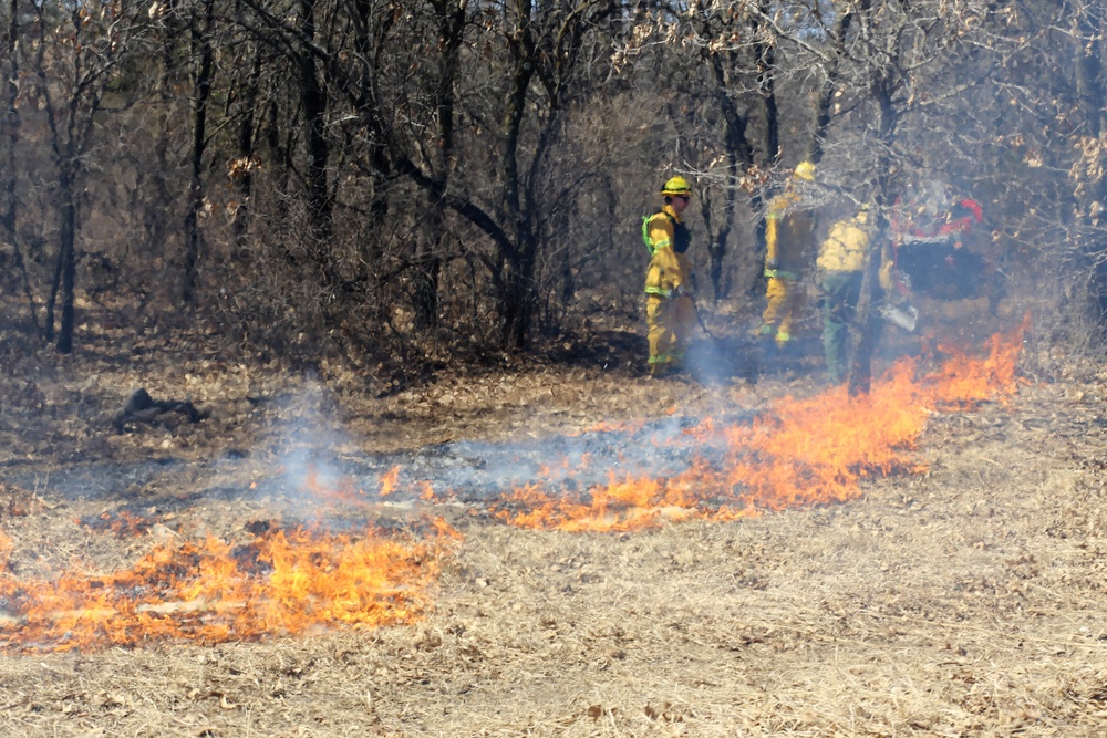 Prescribed burn season under way at Fort McCoy for 2018