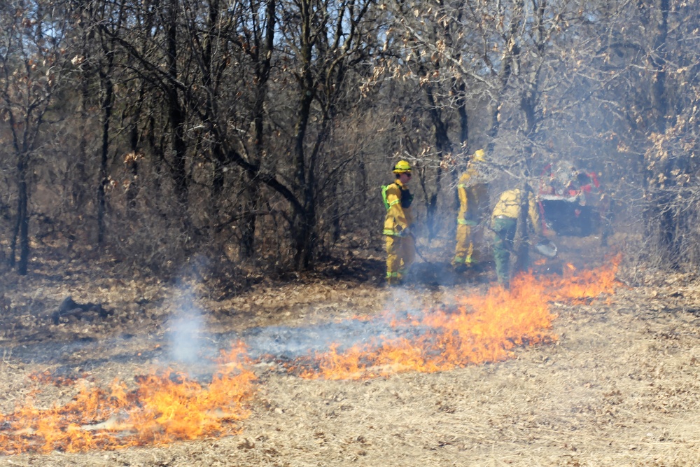 Prescribed burn season under way at Fort McCoy for 2018