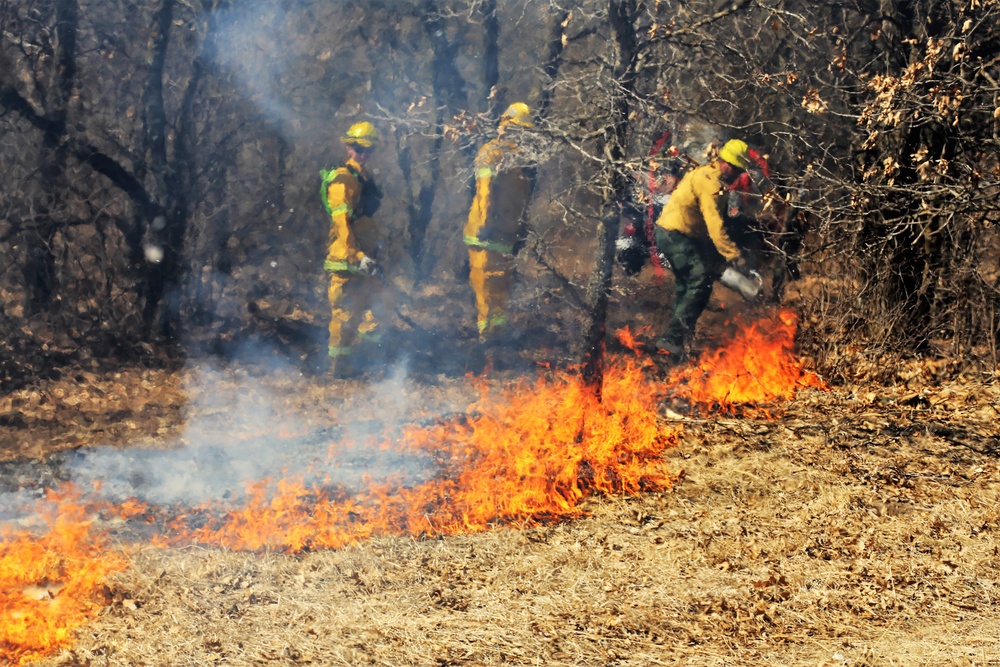 Prescribed burn season under way at Fort McCoy for 2018