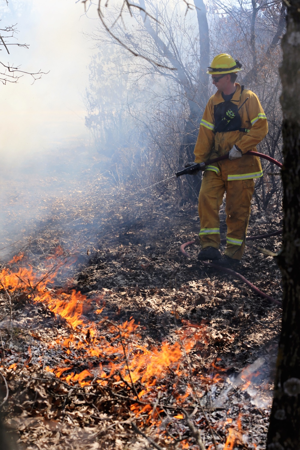 Prescribed burn season under way at Fort McCoy for 2018