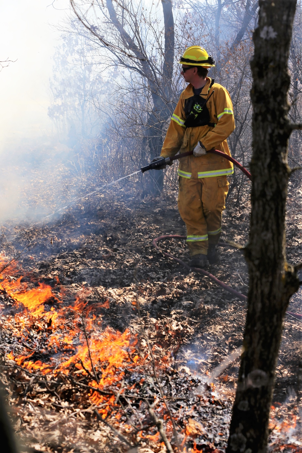 Prescribed burn season under way at Fort McCoy for 2018