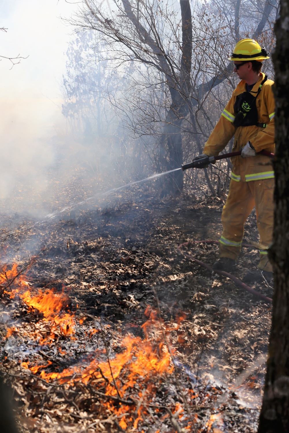 Prescribed burn season under way at Fort McCoy for 2018