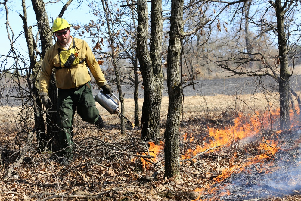 Prescribed burn season under way at Fort McCoy for 2018