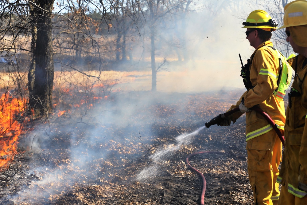 Prescribed burn season under way at Fort McCoy for 2018