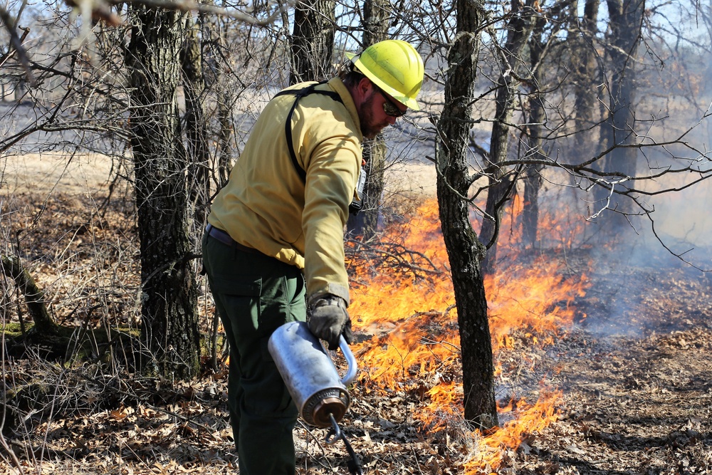 Prescribed burn season under way at Fort McCoy for 2018
