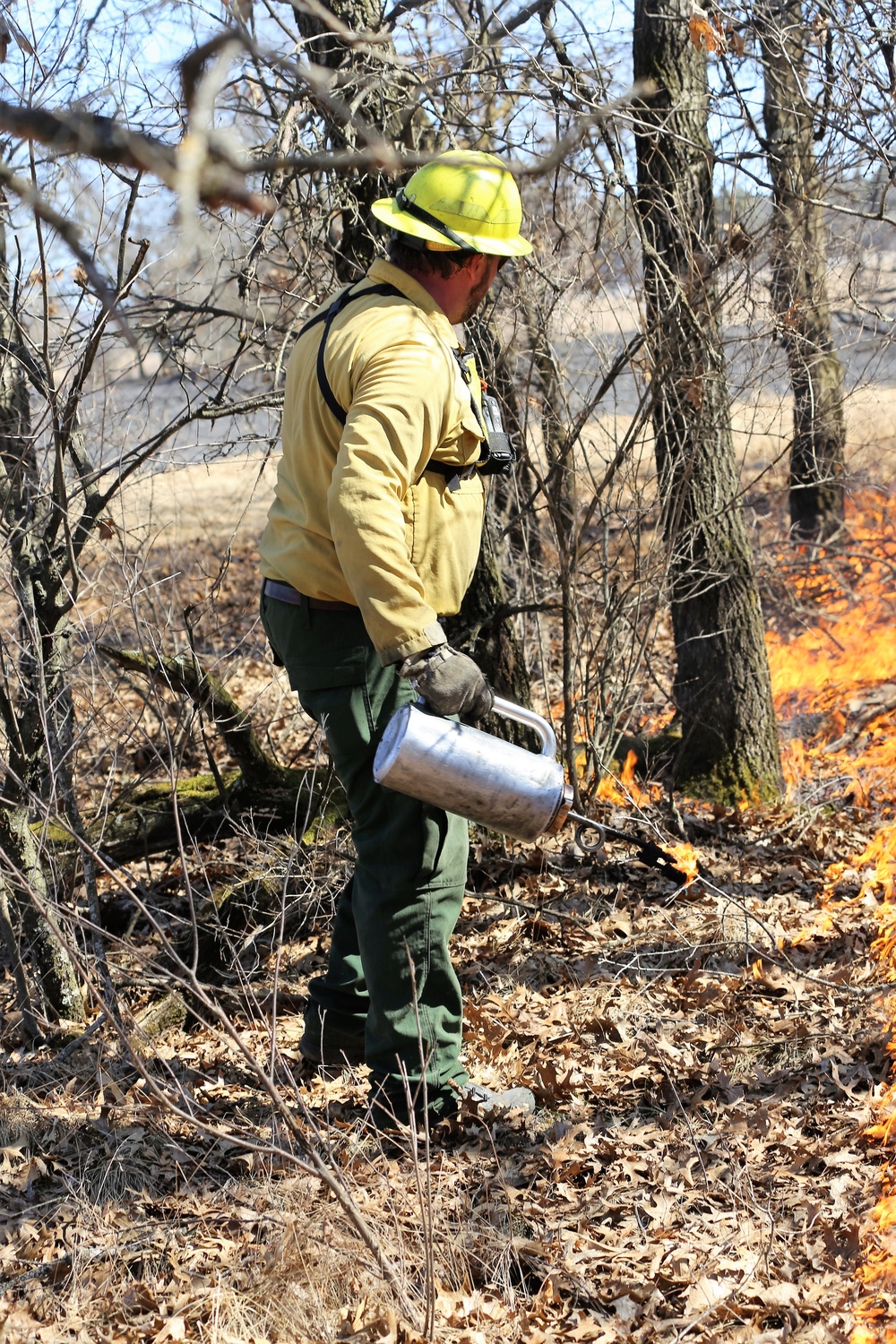 Prescribed burn season under way at Fort McCoy for 2018