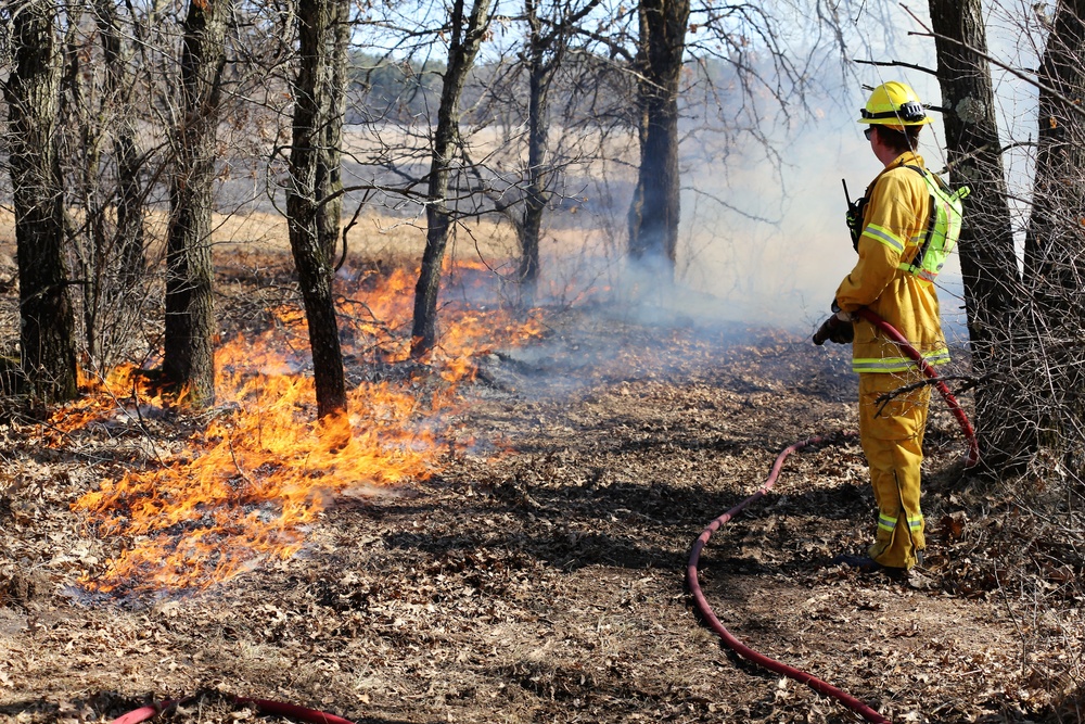 Prescribed burn season under way at Fort McCoy for 2018