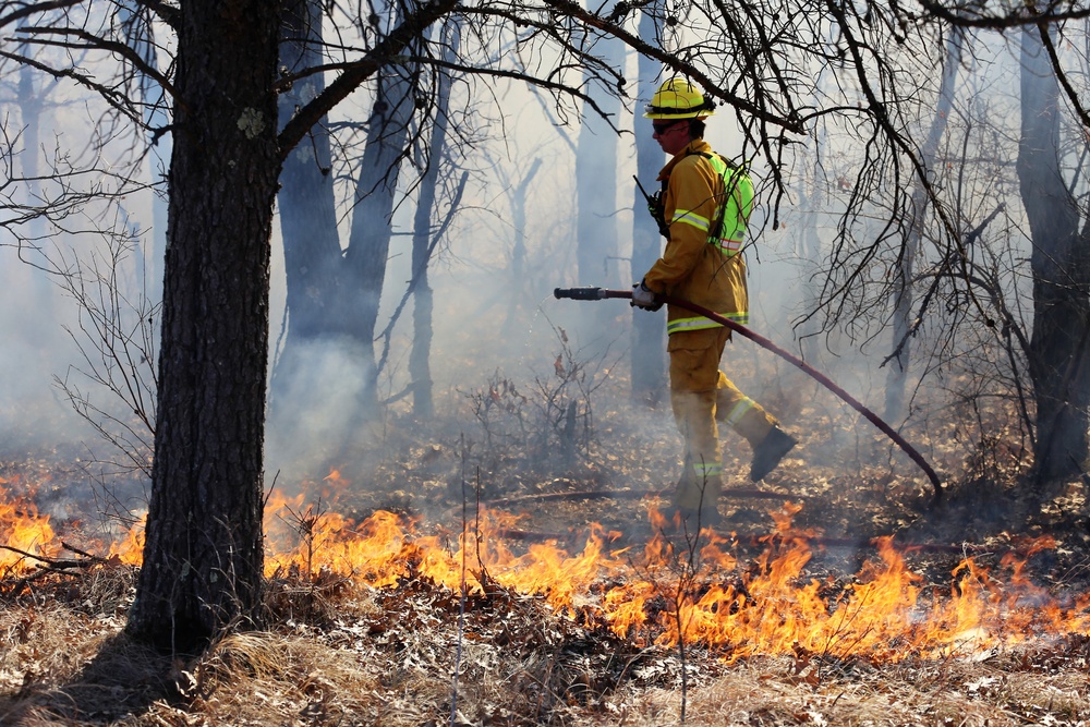 Prescribed burn season under way at Fort McCoy for 2018