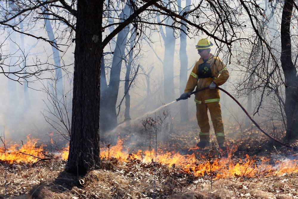 Prescribed burn season under way at Fort McCoy for 2018