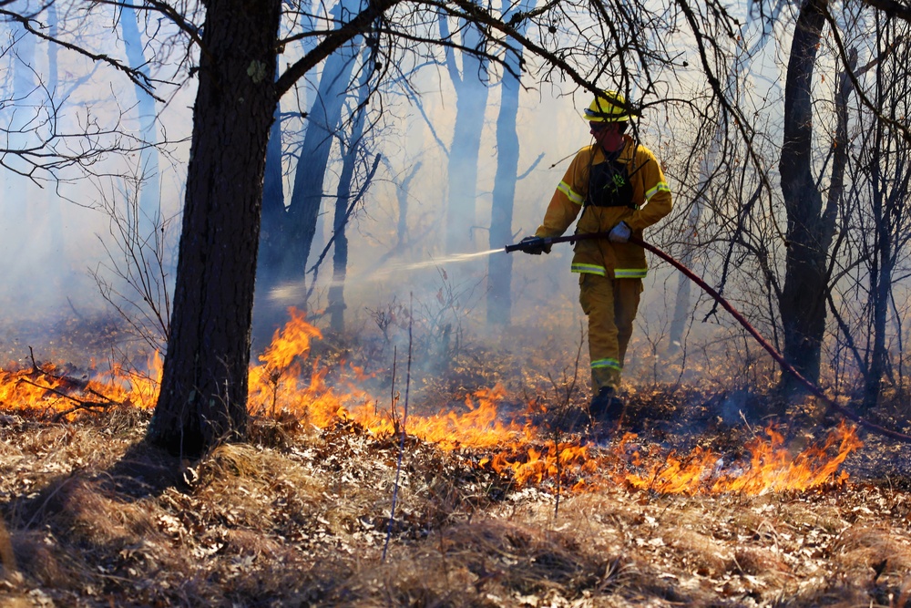Prescribed burn season under way at Fort McCoy for 2018